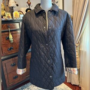 Burberry Black Quilted Jacket